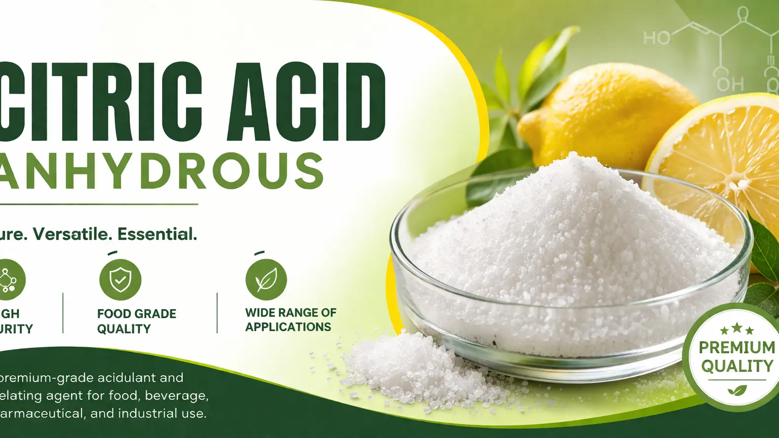 Citric Acid Anhydrous Market 2026 Trends, Growth & 2046 Forecast Outlook