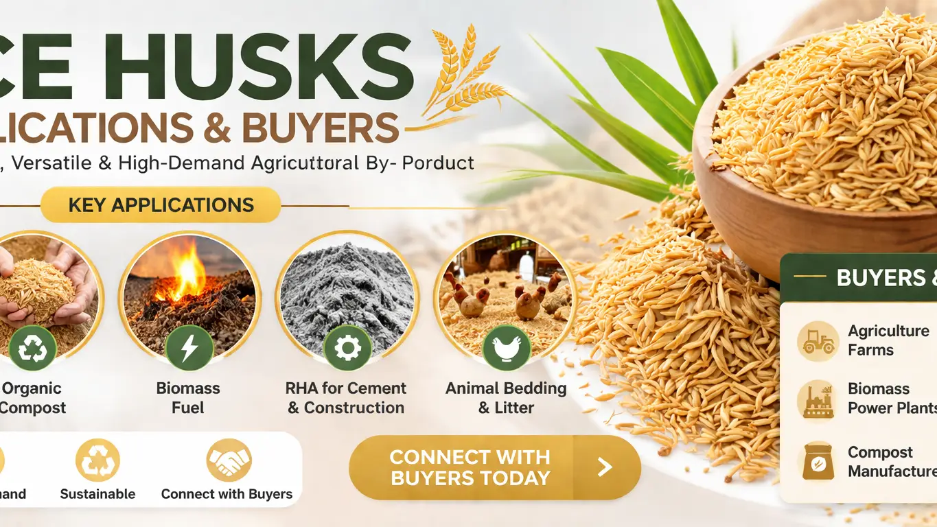 Article Banner of Rice Hulls: Industrial Applications and Buyer Evolution in a Circular Bioeconomy