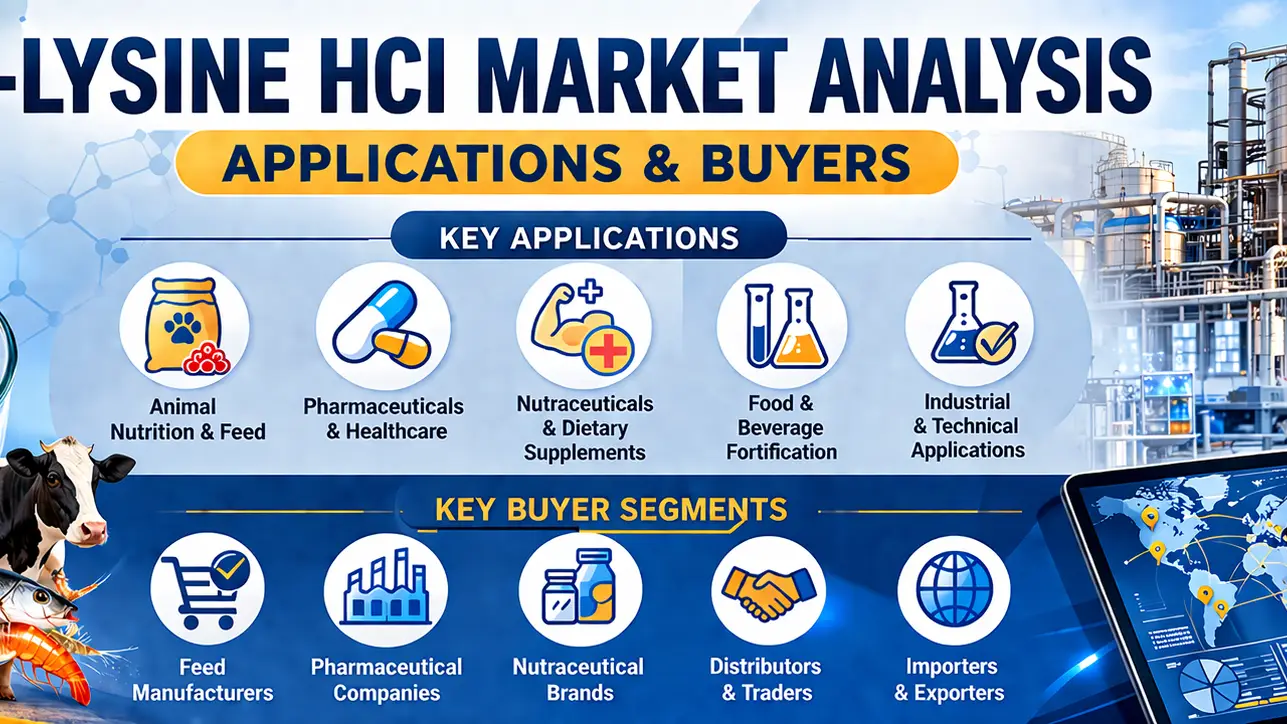 L-Lysine HCl Market 2026: Feed Demand, Buyers & Global Supply Trends