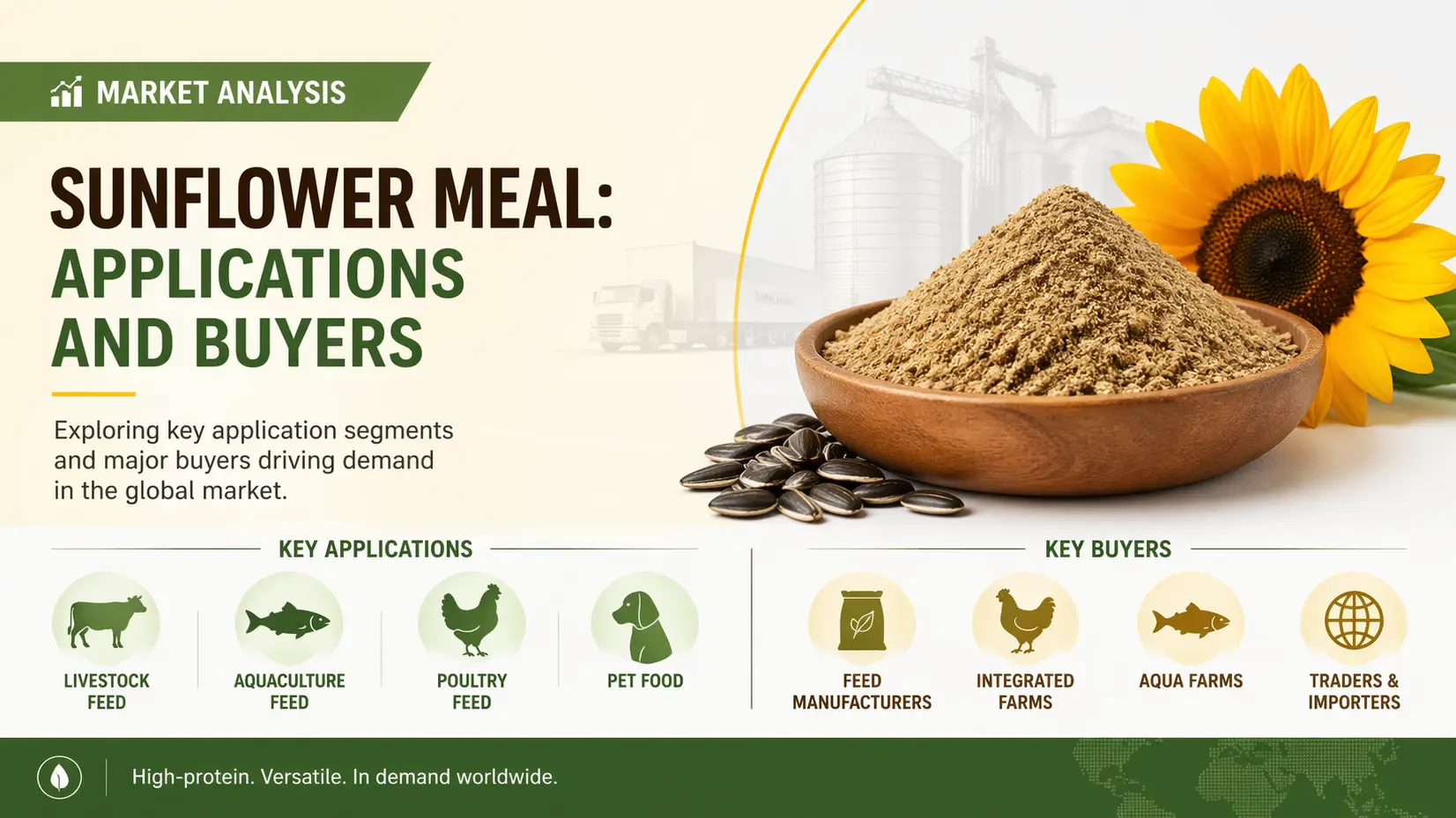Sunflower Meal Market 2026: Applications, Buyers & Global Trade Dynamics
