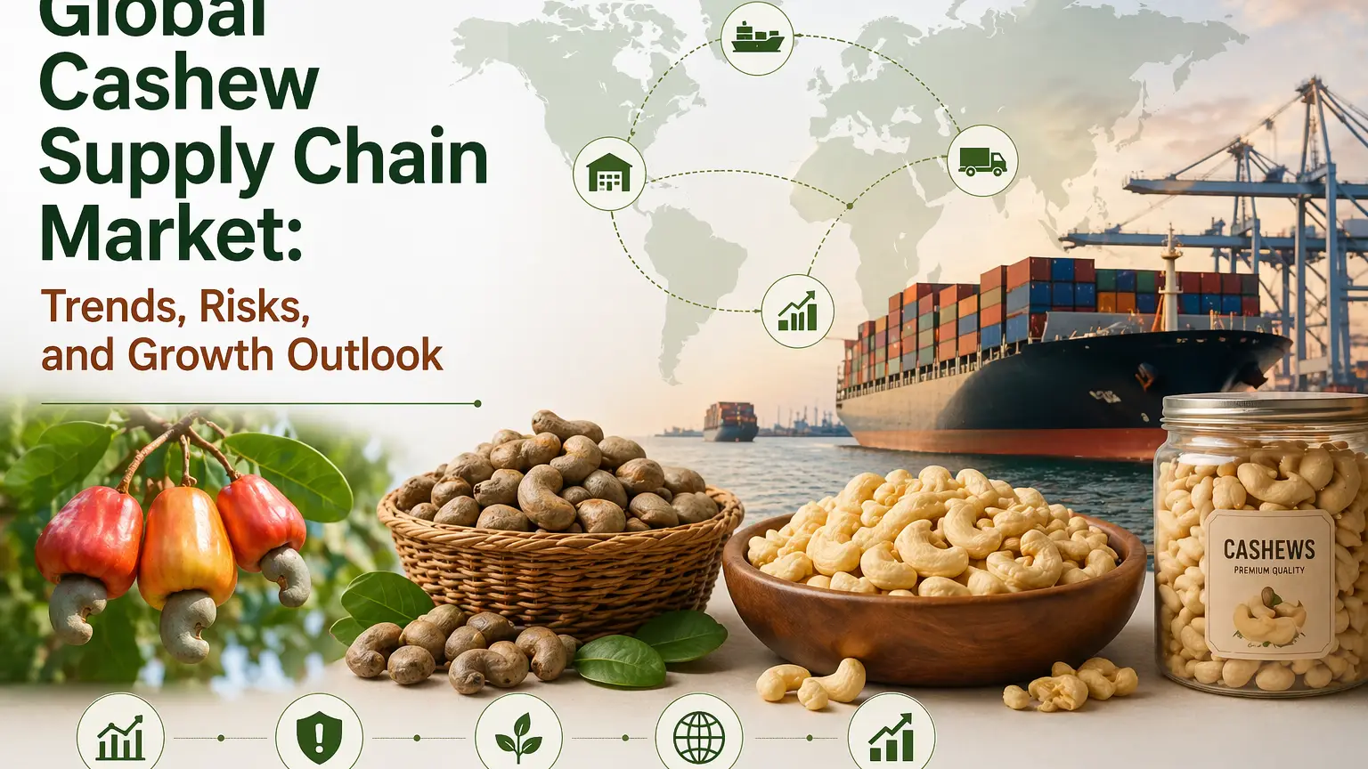 Global Cashew Supply Chain Market: Trends, Risks, and Growth Outlook