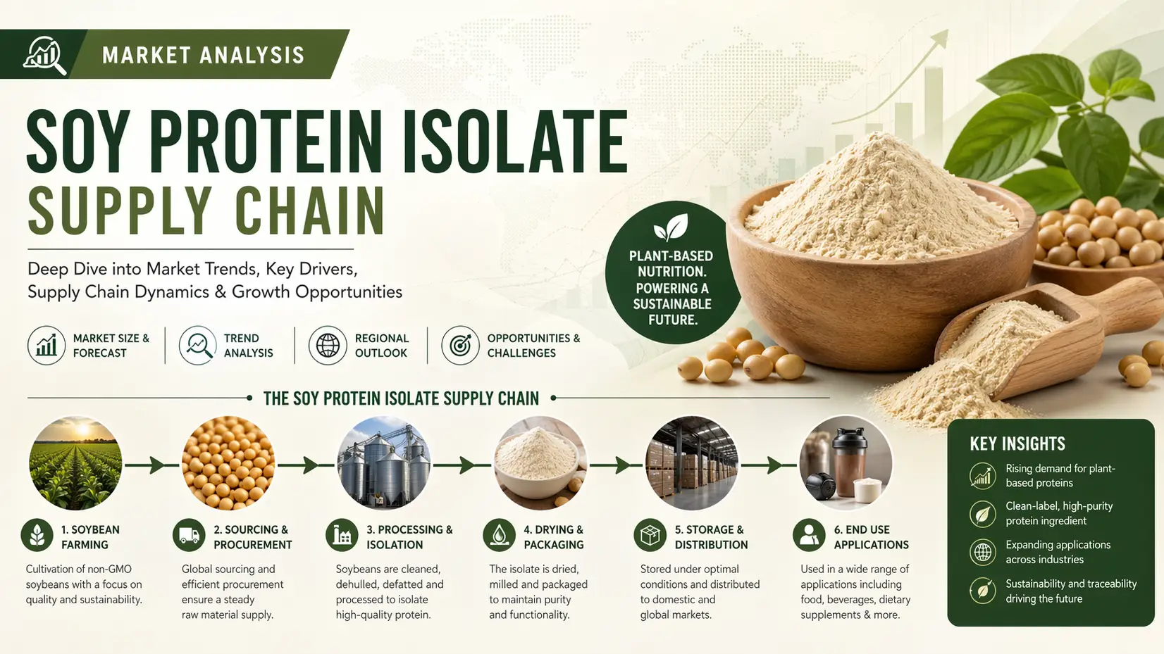 Article Banner of Soy Protein Isolate Supply Chain Outlook 2026: Global Flow & Cost Dynamics