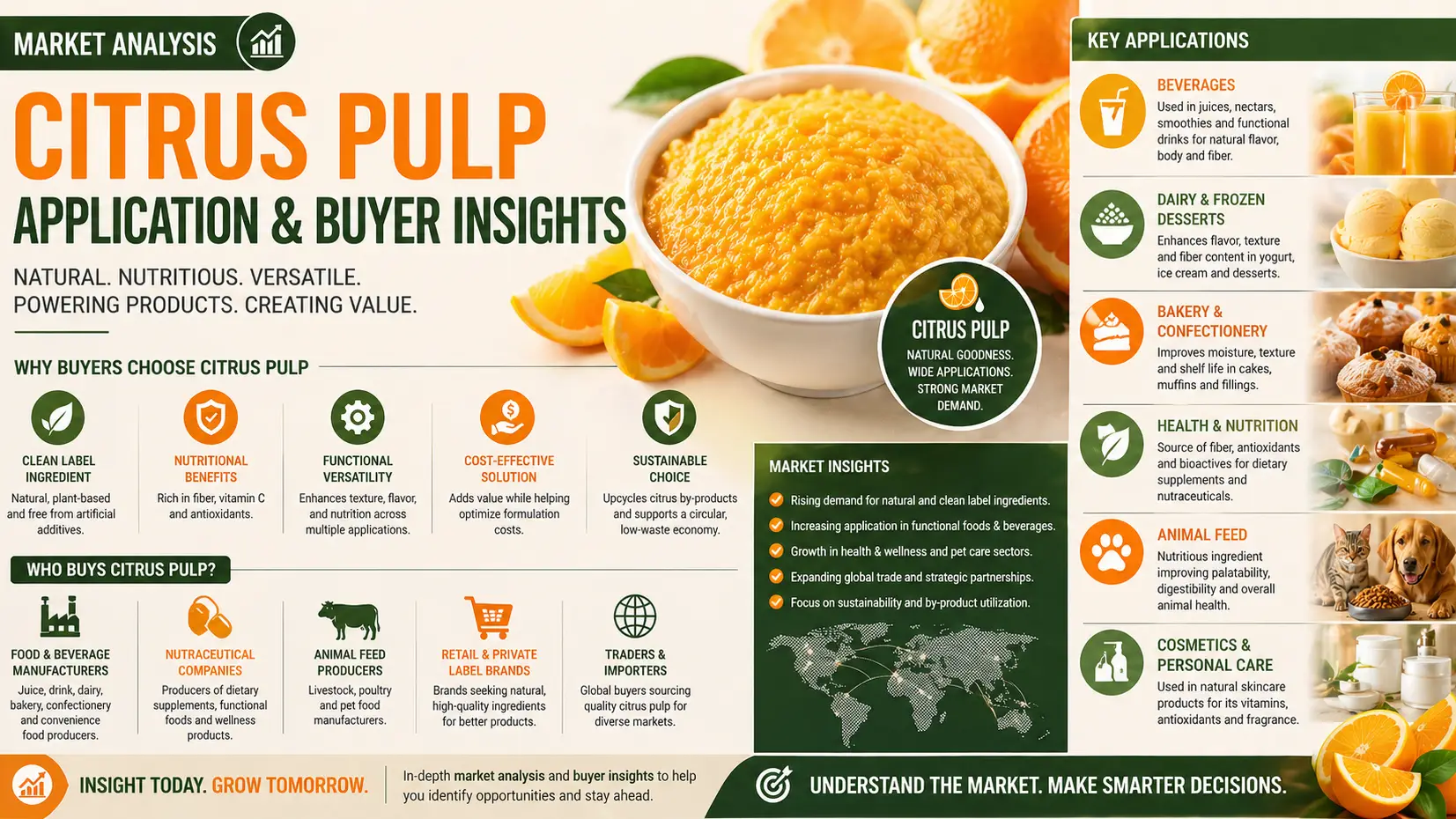 Citrus Pulp Market 2026: Applications, Buyers, Pricing & Global Trade Trends