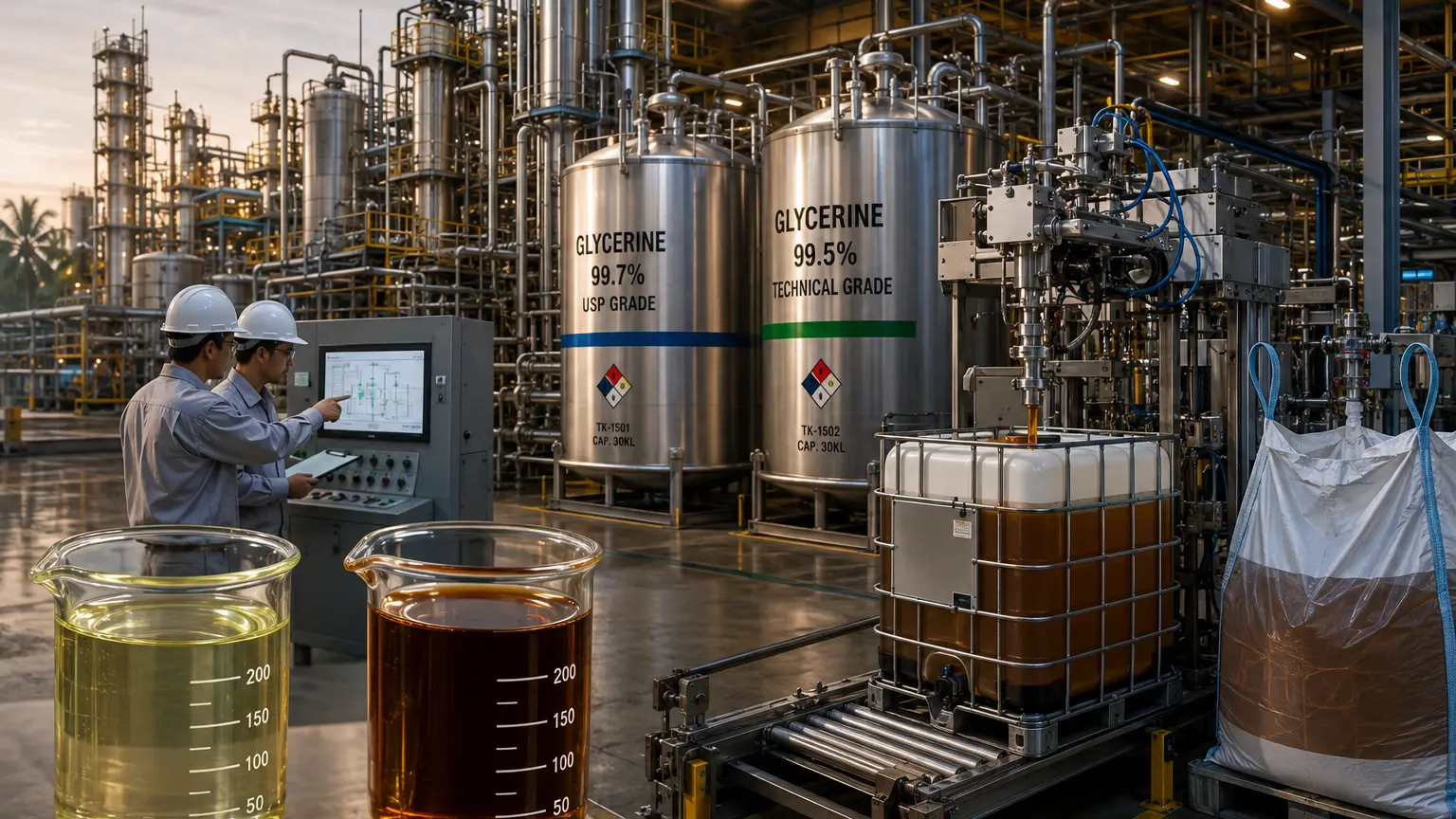 Crude Glycerine in Chemical Synthesis: Industrial Uses & Buyer Demand in Asia