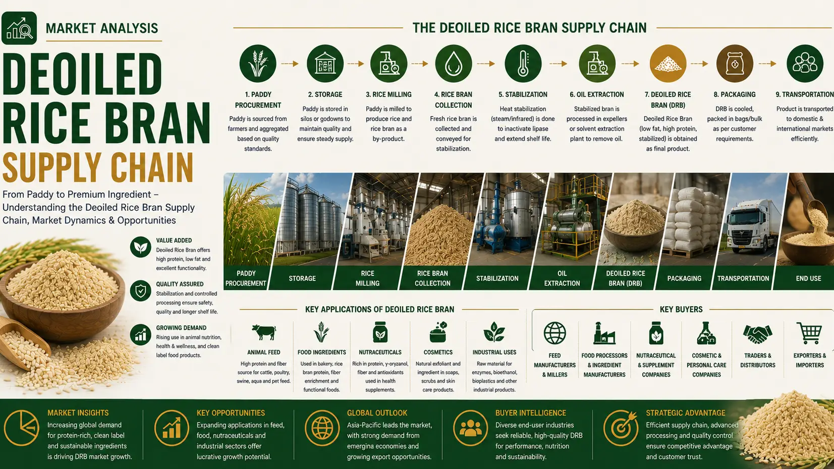 Article Banner of Deoiled Rice Bran Supply Chain 2026: Trade, Pricing & Global Flows
