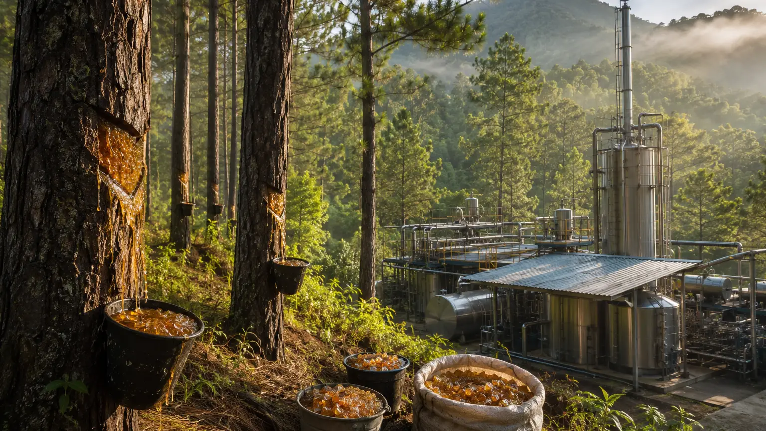 Gum Turpentine Oil in Indonesia: Industry Supply Chain