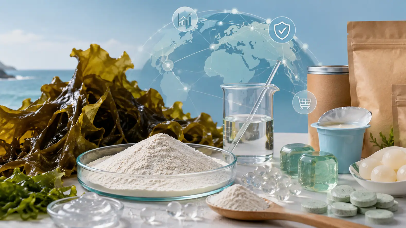 Sodium Alginate Sourcing Guide: Market Trends, Applications & Buyers
