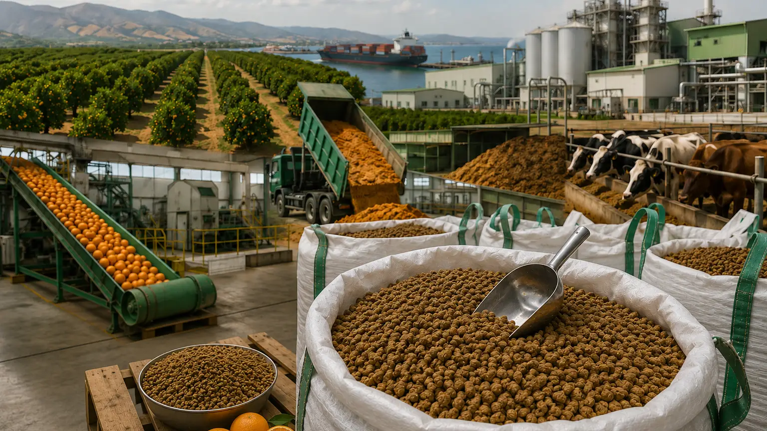 Citrus Pulp Uses in Animal Feed Industry