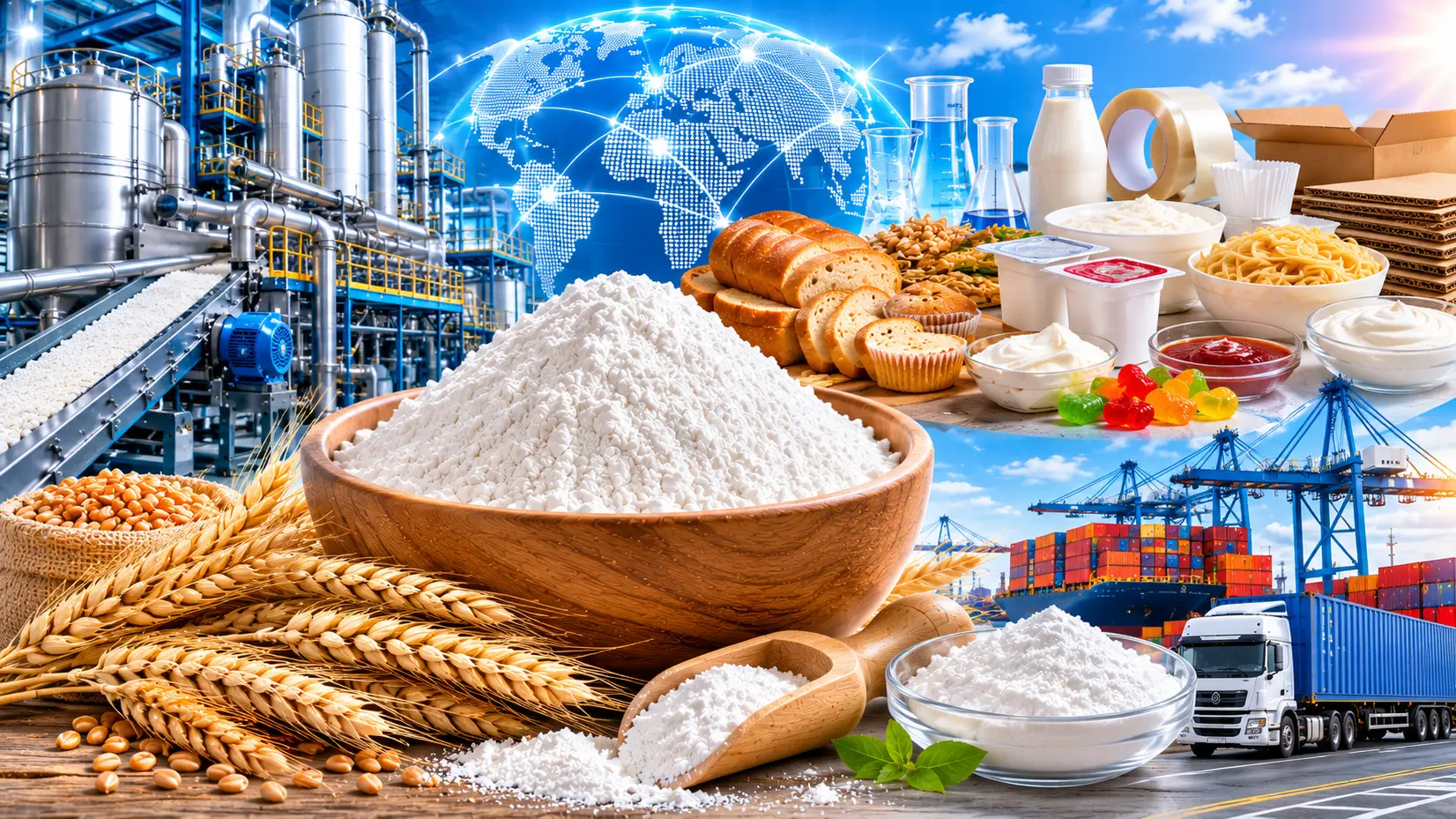 Wheat Starch Applications Across Global Industrial Supply Chains