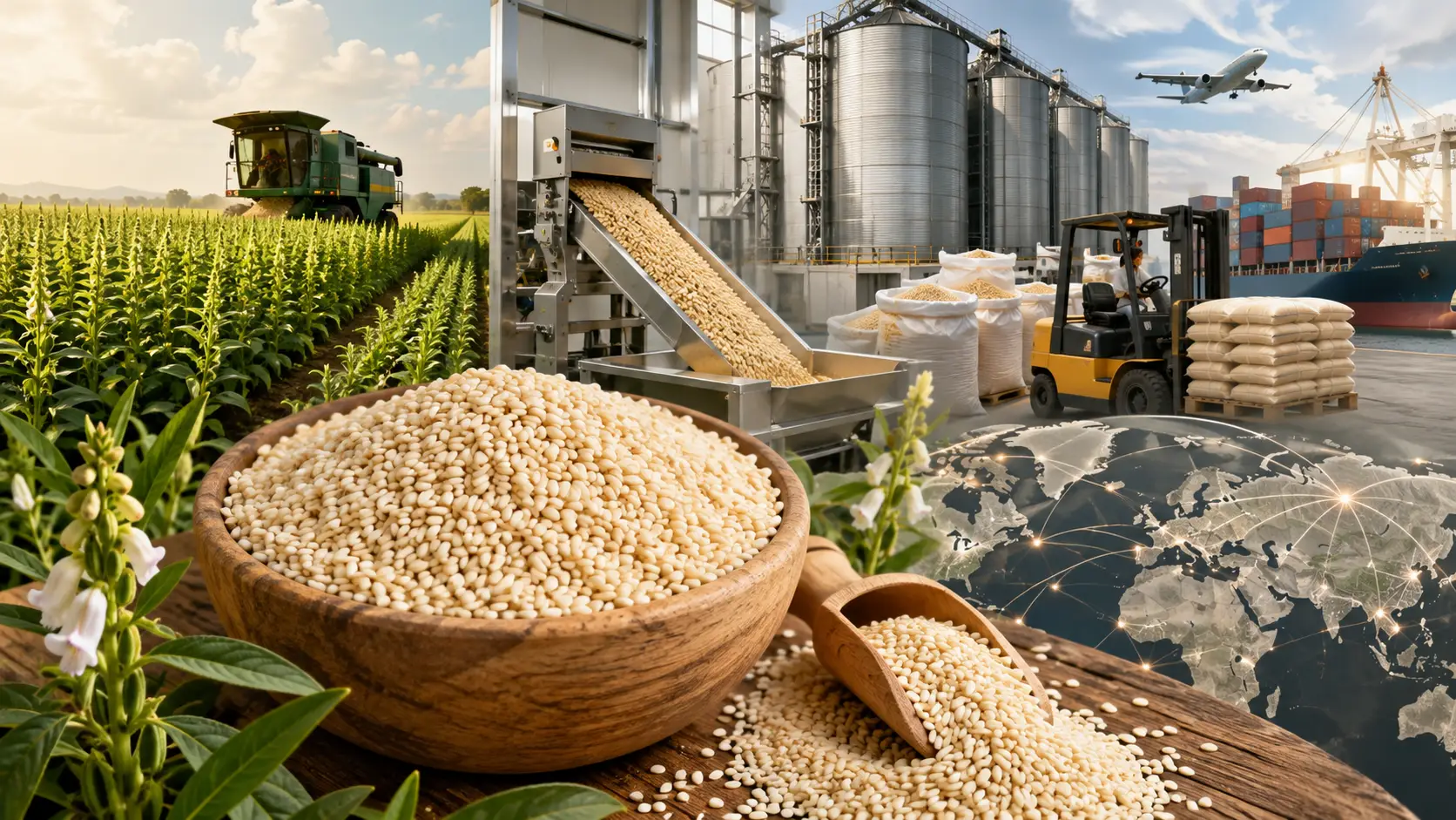 Sesame Seed Supply Chain and Global B2B Sourcing