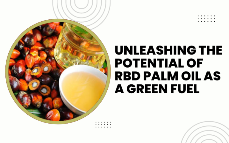 Unleashing the Potential of RBD Palm Oil as a Green Fuel