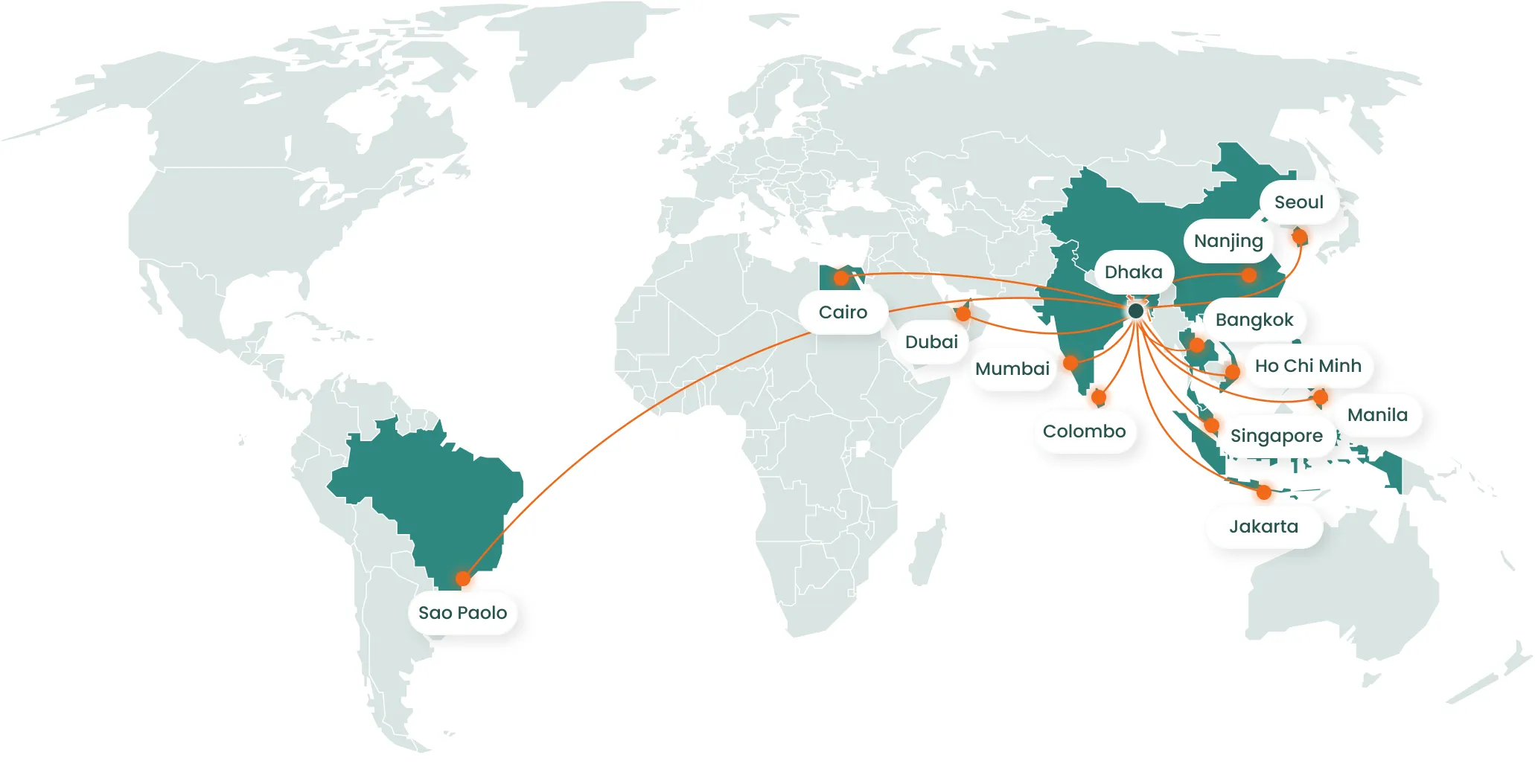 Map Share Textile Chemical
